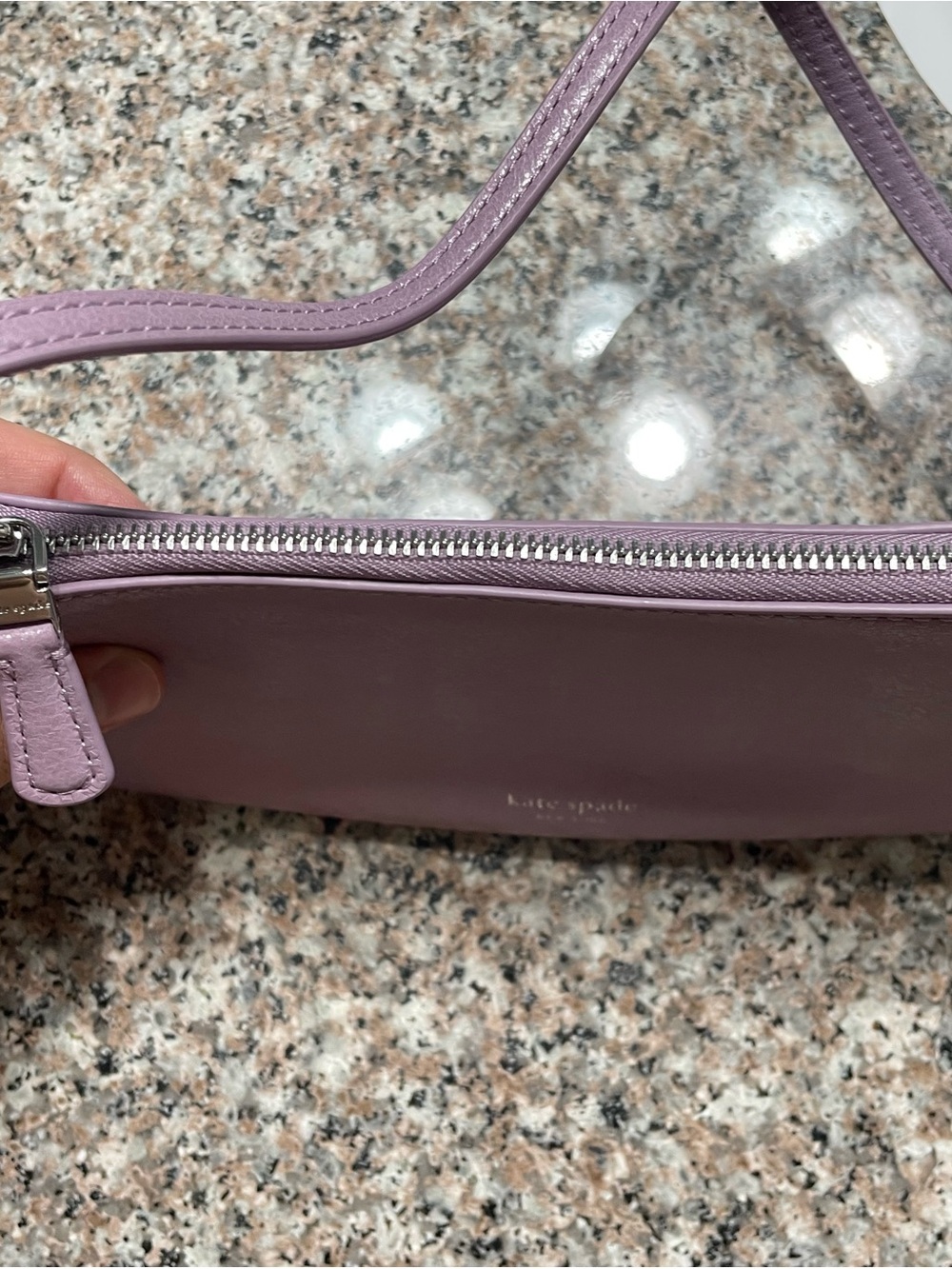 kate spade Lilac Leather Shoulder Bag - Picture 3 of 4